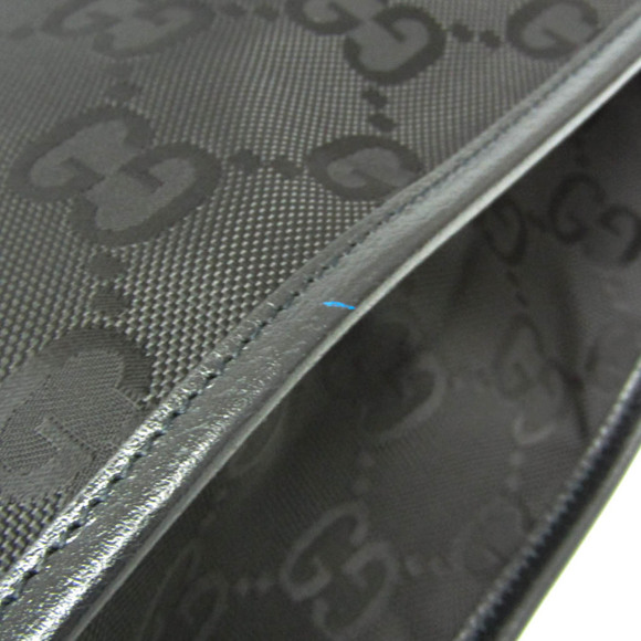 GUCCI Black Leather Shoulder Bag - Picture 5 of 13